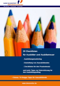 Checklisten für den Ausbildungsalltag für Ausbilder und ausbildende Fachkräfte als E-Book