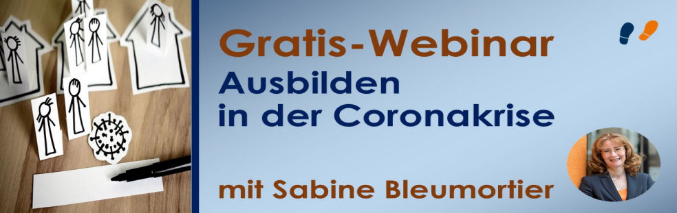 Neue Webinare für Ausbilder - Ausbilden in der Coronakrise