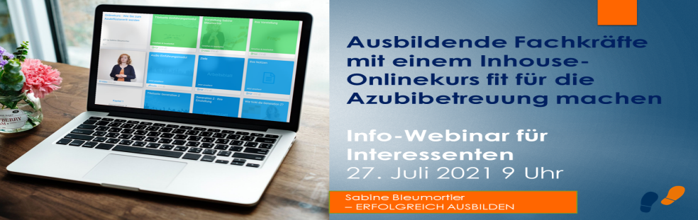 Inhouse-Onlinekurs für ausbildende Fachkräfte