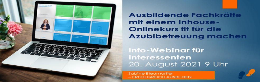 Inhouse-Onlinekurs für ausbildende Fachkräfte