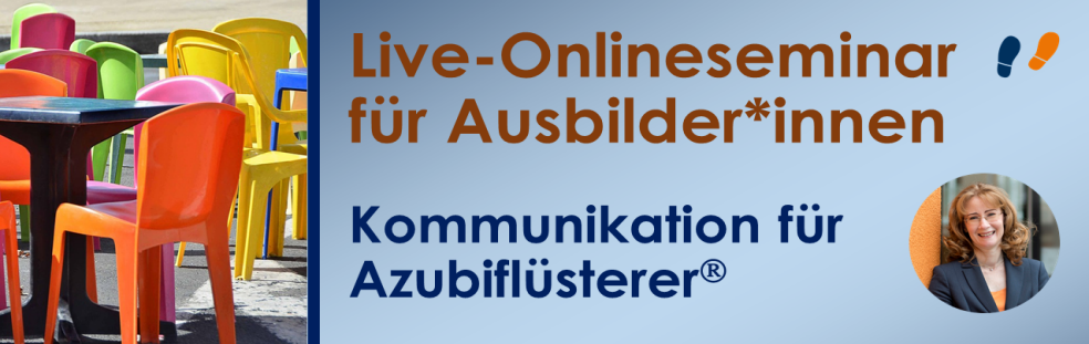 Onlinetraining für Ausbilder Kommunikation für Azubiflüsterer