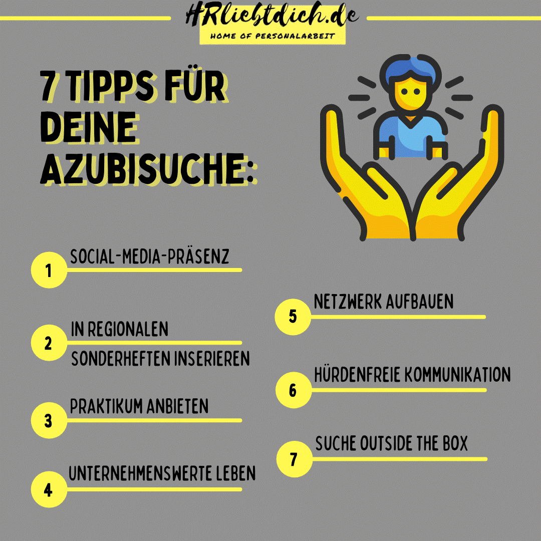 7 Tipps zur Azubisuche von Jessica Reiner