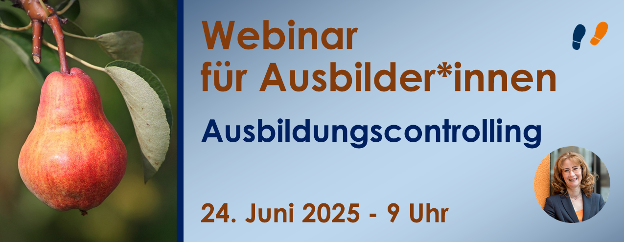 Webinar Ausbildungscontrolling - Termin 2025